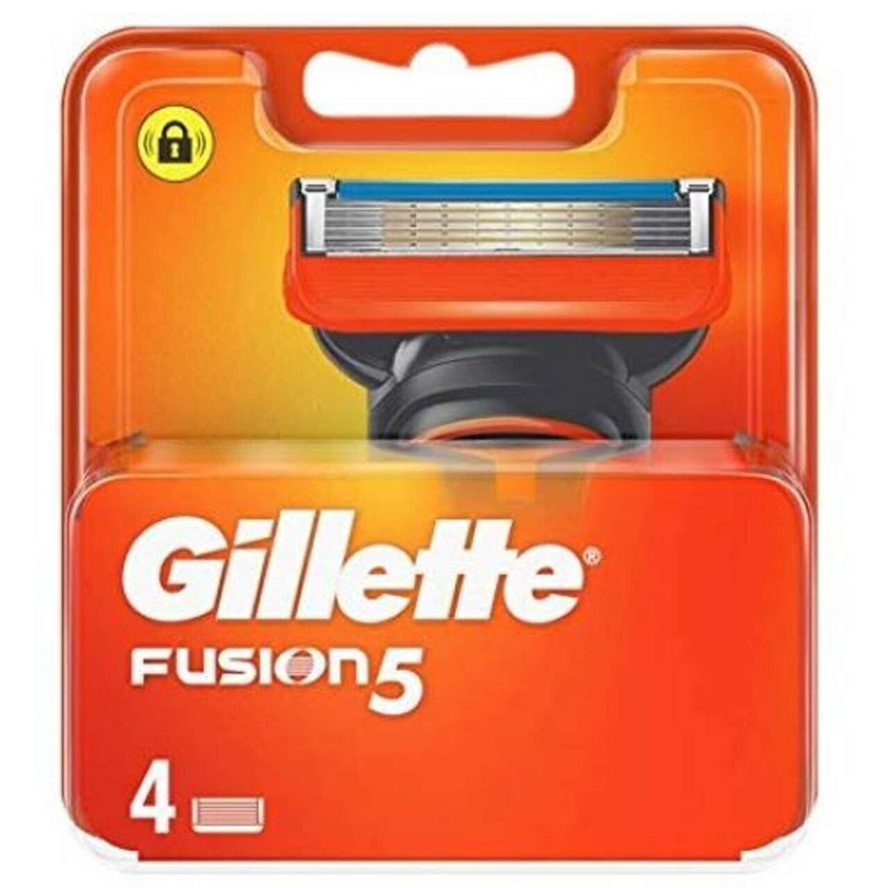 LAMETTE GILLETTE FUSION LAME RICAMBIO RICARICHE RASOIO UOMO CONFEZIONE 4 PEZZI