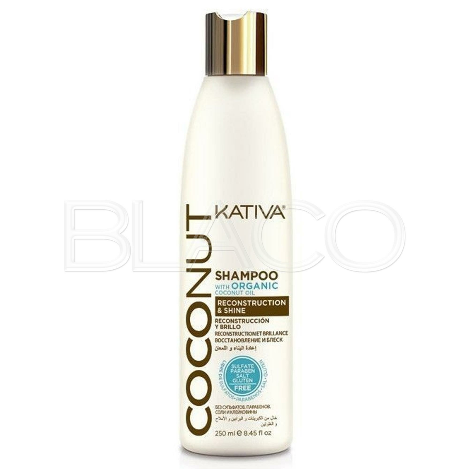 Kativa Organic Oil Coconut Shampoo Reconstruction e Shine - 250ml