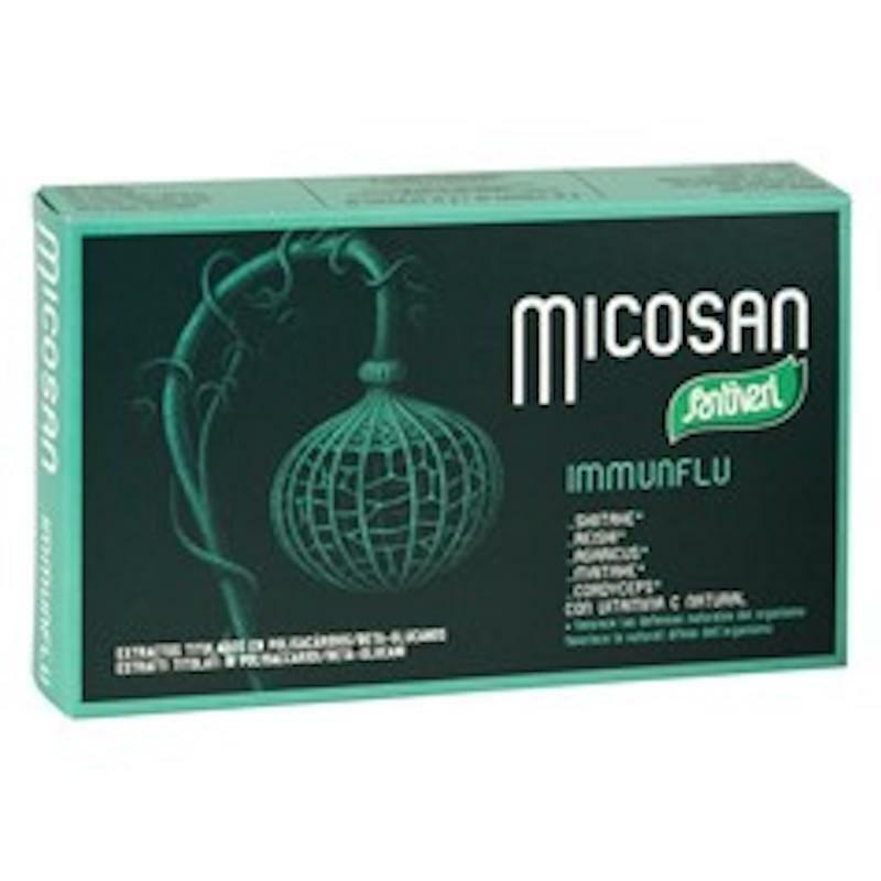 Santiveri - MICOXAN Immunflu 40 cps - Shiitake Reishi Agaricus Maitake Cordiceps