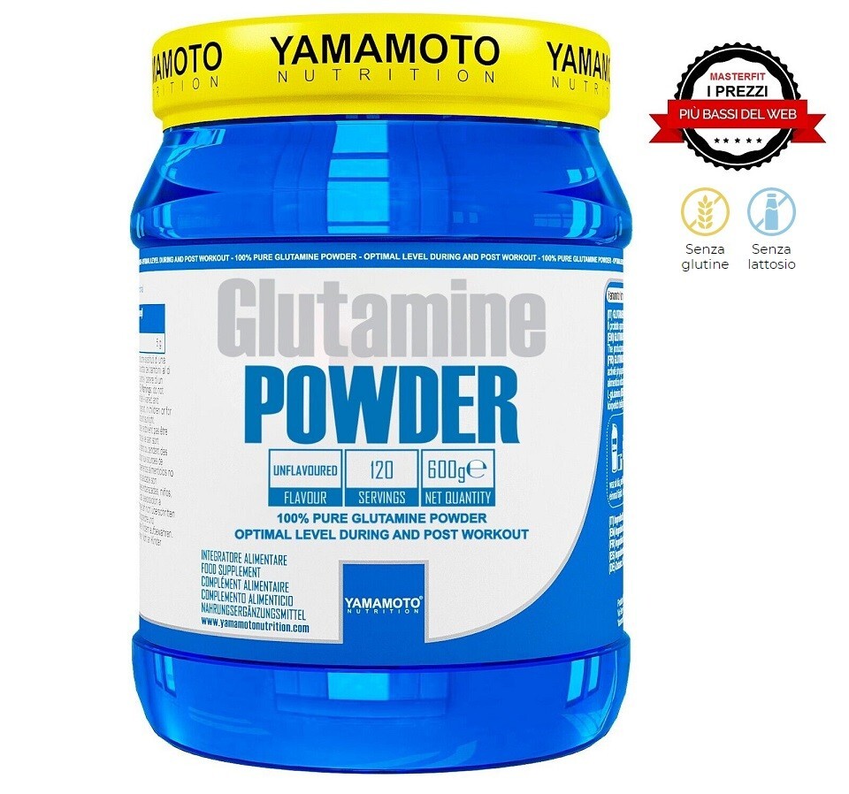 GLUTAMINA GLUTAMASS POWDER 600 gr YAMAMOTO L-GLUTAMMINA PURISSIMA