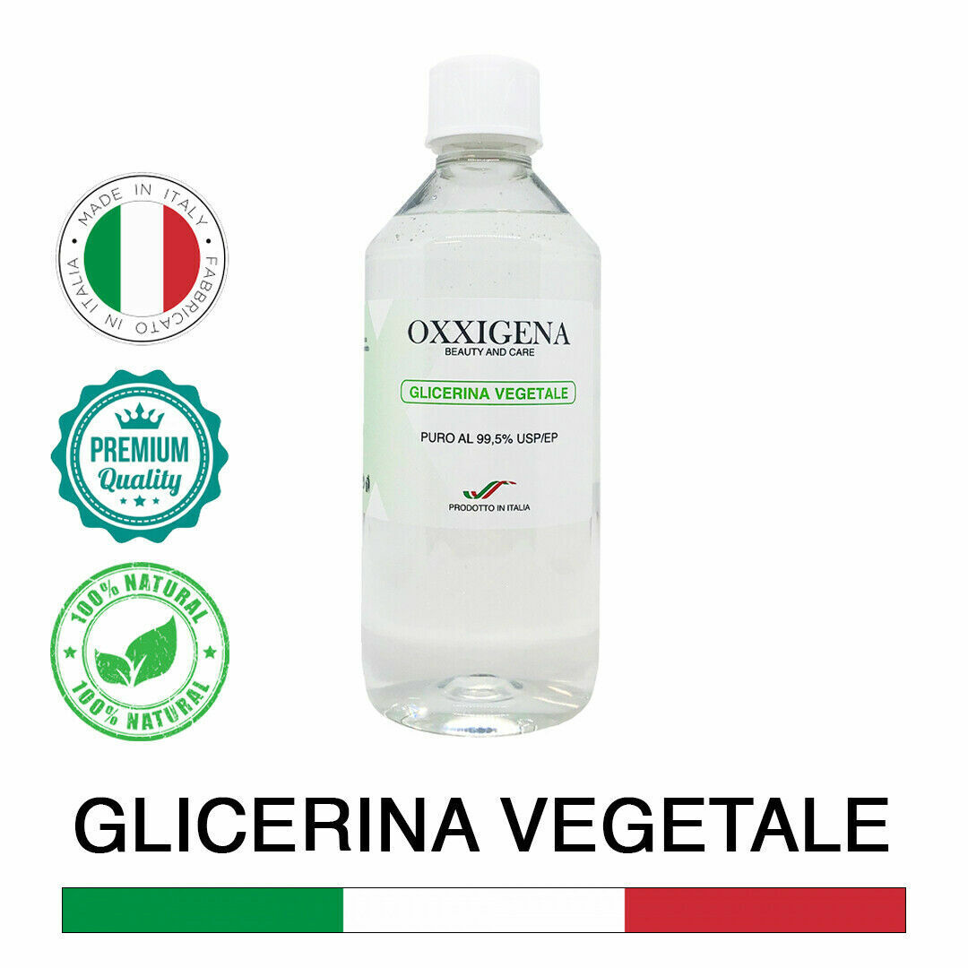 Glicerina Vegetale Liquida Oxxigena (Glicerolo) - F.U. PURA - 625 g (500 ml)