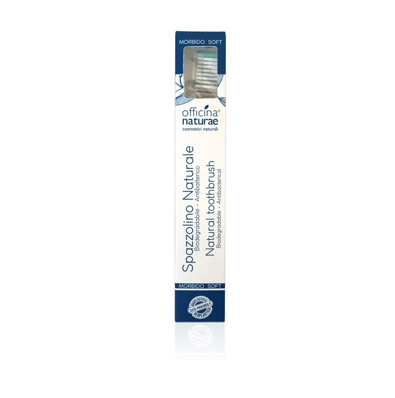 Officina Naturae Spazzolino VERDE Silver Eco-Sostenibile Bio Vegano