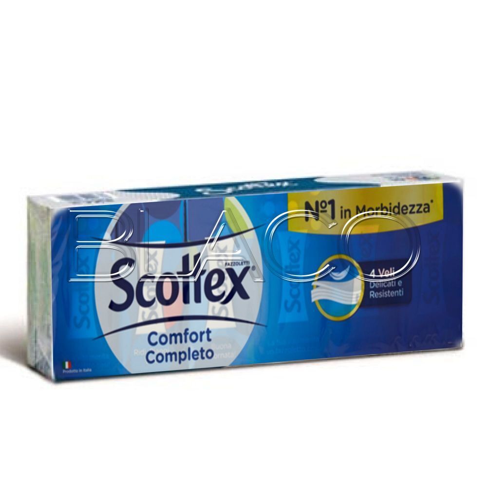 SCOTTEX FAZZOLETTI COMFORT 4 VELI - 10PZ