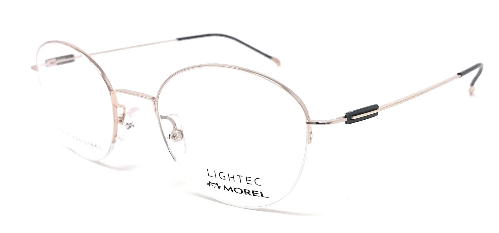 OCCHIALI DA VISTA DONNA LIGHTEC MOREL 30152L DV03 TONDO NYLOR STAINLESS STEEL