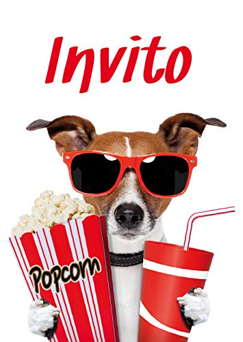 Edition Colibri 10 Inviti Per Festa Di Compleanno; Motivo: Cinema/Inviti Di Compleanno Per Bambini Al Cinema/In Italiano (10700 It)