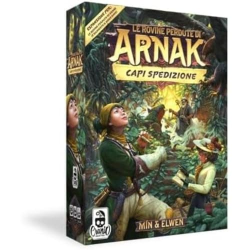 Cranio Creations - Le Rovine Perdute Di Arnak: Capi Spedizione, Espansione, Arnak Dà Il Benvenuto A 6 Capi Spedizione, Edizione In Lingua Italiana