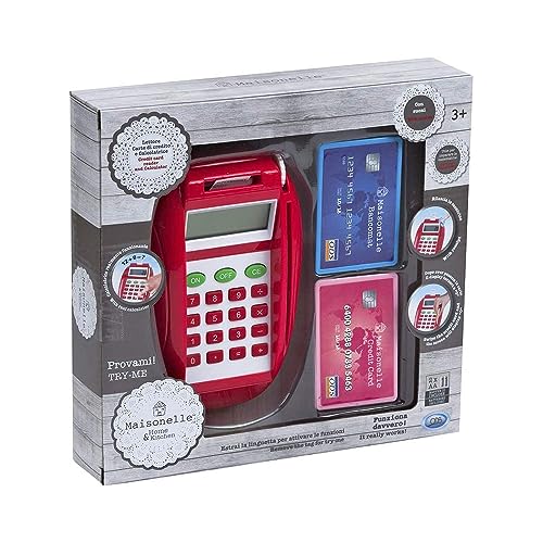 Ods- Lettore Carta Di Credito Con Funzione Calcolatrice, Con Accessori, Rilascio Dello Scontrino E Suoni, Colore Giallo, One Size, 33811