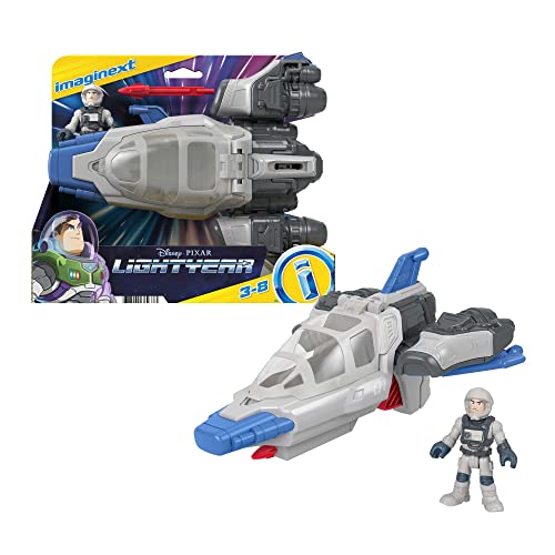 Fisher-Price Imaginext - Buzz Lightyearxl-01 Esploratore Dell'Iperspazio, Set Con Navicella Spaziale Giocattolo E Personaggio Snodato, Giocattolo Per