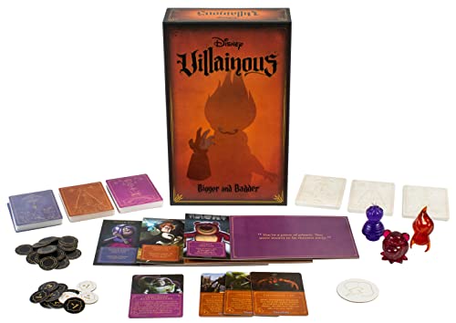 Ravensburger Disney Villainous Bigger And Badder Family Strategy Board Game For Adults & Kids Age 10 Years Up - Can Be Played As A Stand-Alone Or Expa