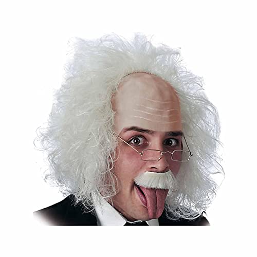 Carnival Toys 2706 - Parrucca Einstein Con Occhiali E Baffi In Busta