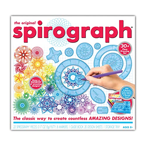 Silverlit - Spirograph Le Cofanetto Classici-Hobby Creativo-Set Di Avvio 30 Pezzi Imperdibile-Da 8 Anni, 1013Z