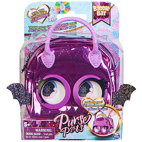 Purse Pets - Micro Purse Pets Baddie Bat Borsetta - 8 Cm
