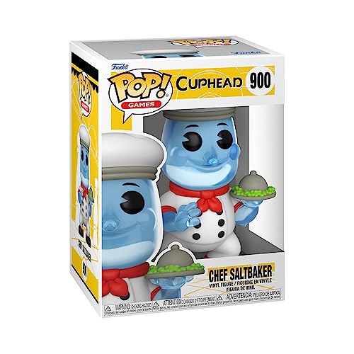 Funko Pop! Games: Cuphead - Chef Saltbaker - 1/6 Odds For Rare Chase Variant - Figura In Vinile Da Collezione - Idea Regalo - Merchandising Ufficiale