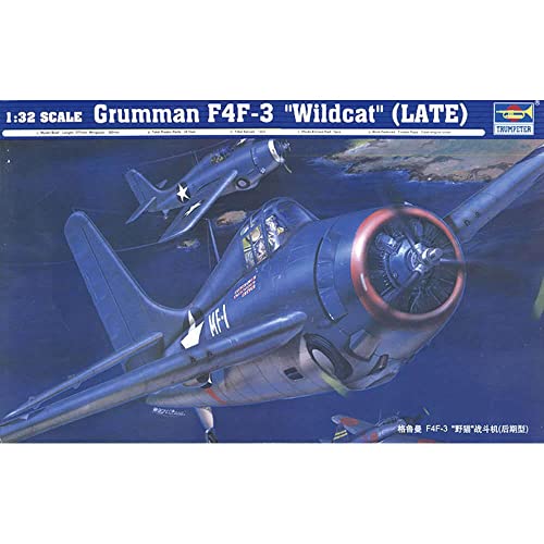 Trumpeter 02225 - Monomotore Da Caccia Grumman F4F-3 Wildcat
