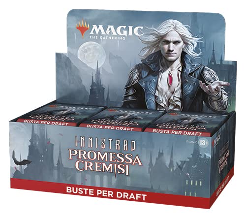 Magic The Gathering Innistrad: Promessa Cremisi - Draft Booster Display Da 36 Buste (Ita), Multicolore