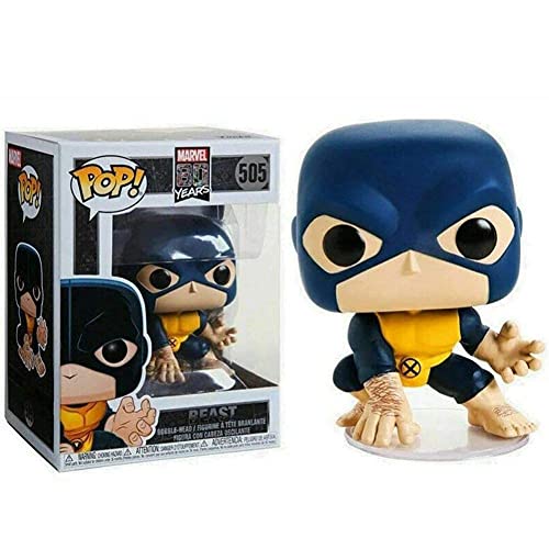 Funko Pop! Bobble Marvel: 80Th-First Appearance-The Beast - Marvel Comics - Fumetti Marvel - Figura In Vinile Da Collezione - Idea Regalo - Merchandis