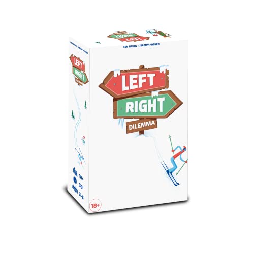 Asmodee - Left Right Dilemma | Gioco Da Tavolo, Party Game Per Adulti, 3-6 Giocatori, 18+ Anni, Edizione In Italiano