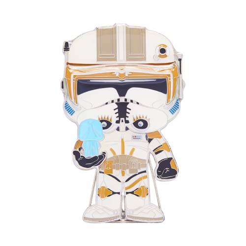 Funko Pop! Large Enamel Pin Star Wars: Commander Clone Cody Cody Spille Smaltate - Spilla Da Collezione Carina - Per Gli Zaini & Borse - Idea Regalo -
