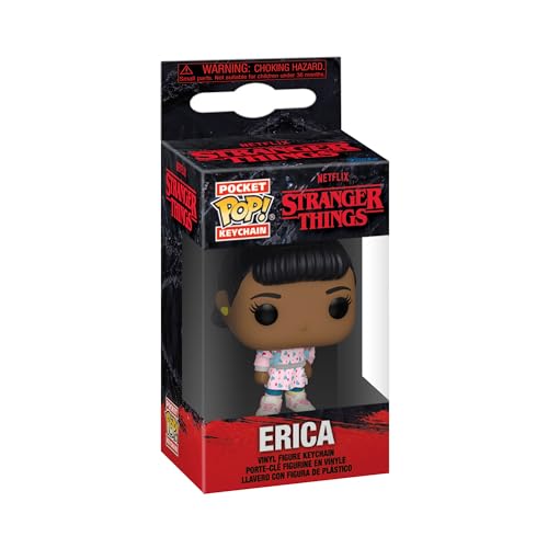 Funko Pop! Keychain: Stranger Things - Erica Sinclair - Mini Figura In Vinile Da Collezione Novità Portachiavi - Riempitivi Per Calze - Idea Regalo -