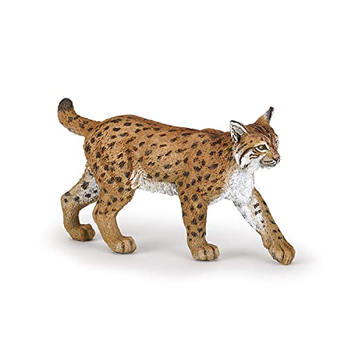 Papo Lynx Statuetta, Multicolore, 50241 Animal, Colore
