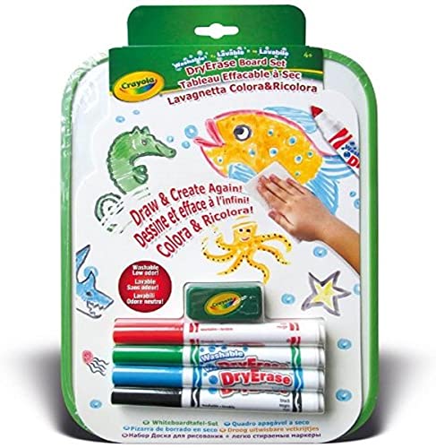 Crayola - Lavagnetta Colora & Ricolora Con 4 Pennarelli Dry Erase, 98-2003