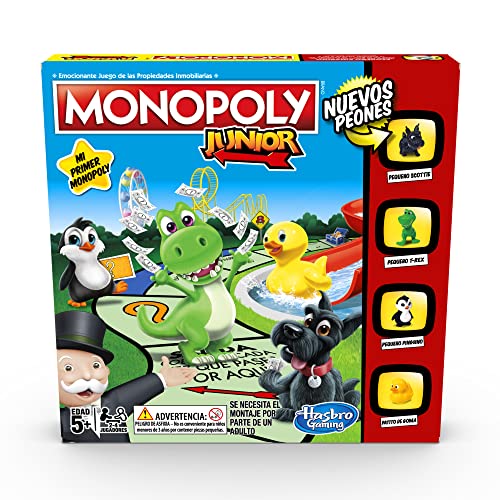 Monopoly Junior (Hasbro A6984793) [Versione Spagnola] - 5 Anni+ [Esclusivo Amazon]