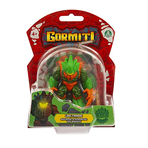 Gormiti Legends Giochi Preziosi, Tasarau V2 Personaggio 7 Cm Con Funzione Mix E Match, Card Inclusa, Per Bambini Dai 4 Anni