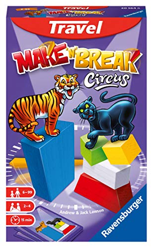 Ravensburger Travel Games Make'N'Break Circus Travel
