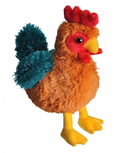 Wild Republic - Gallo Peluche, Multicolore 19448