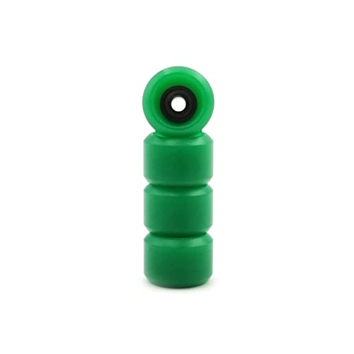 Spitboards Fingerboard Pro Wheels Con Veri Cuscinetti A Sfera, Qualità Cnc In Poliuretano Professionale, Forma Di Ruota Stradale, Verde