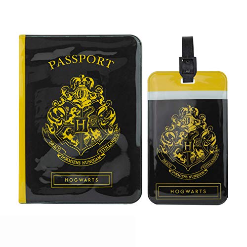 Cinereplicas Harry Potter - Set Di Tag E Copertina Per Passaporto Hogwarts - Licenza Ufficiale