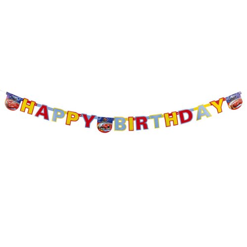 Cars 2 "Happy Birthday" Gestanzte Buchstabenkette [Edizione: Germania]