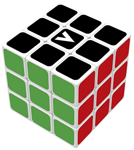 V-Cube 3 X 3 White Flat, Professional, Fast, And Smooth, Speed Cube, Puzzle, Fidget Toy