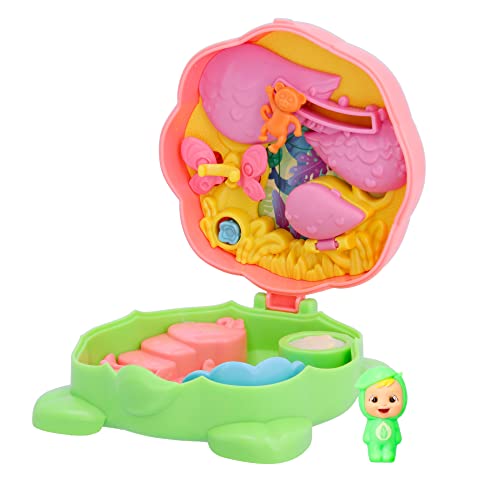 Cry Babies Little Changers Greeny | Capsula Collezionabile A Forma Di Fiore Che Include Una Mini Doll, Una Pipetta E Un Leaflet +3 Anni