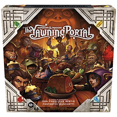 Hasbro Gaming Dungeons & Dragons: The Yawning Portal, Gioco Da Tavolo Di Strategia,1 A 4 Giocatori, Dai 12 Anni In Su, Giochi Per Famiglie (Versione I