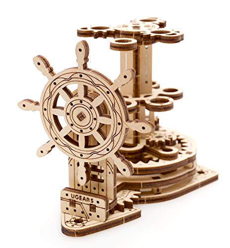 Ugears Wheel Organizer - Puzzle 3D Per Adulti Portapenne In Legno Ecologico – Modello Meccanico Puzzle Di Legno Rompicapo In Legno Per Adulti Giocatto