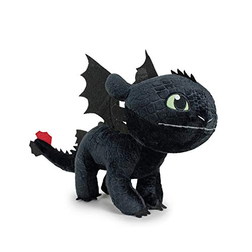 Httyd Dragons Peluche Drago Sdentato Toothless Furia Buia 30Cm - 760016661-1