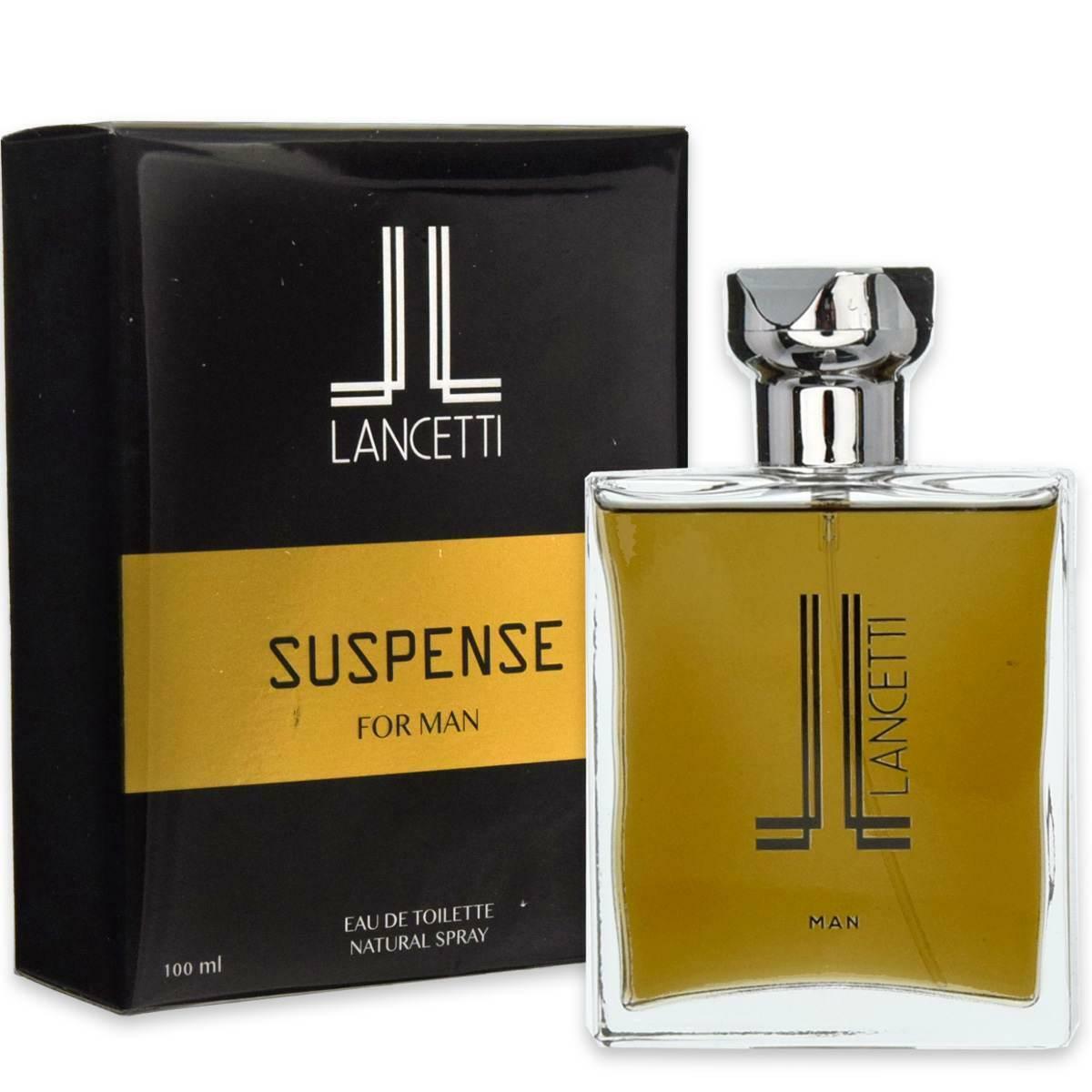Lancetti Suspense For Man Eau de Toilette Ml.100 Spray 3.4 Fl. Oz.