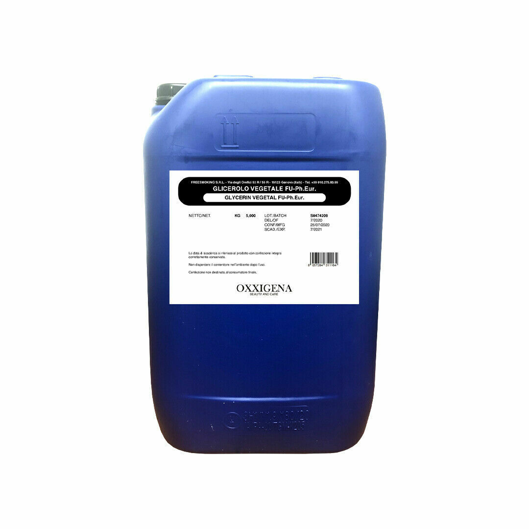 Glicerina Vegetale Liquida Oxxigena (Glicerolo) - F.U. PURA - 5 KG