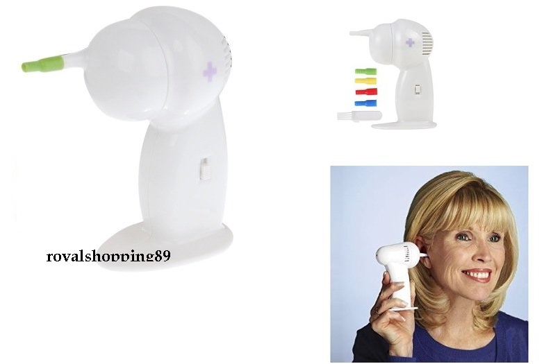 PULITORE ORECCHIE ASPIRATORE ELETTRICO PULIZIA ORECCHIO ELIMINA CERUME