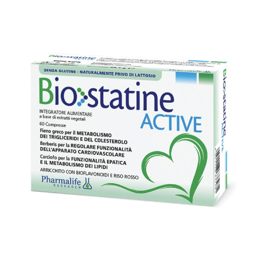 BIOSTATINE ACTIVE- INTEGRATORE ALIMENTARE A BASE DI BIOFLAVONOIDI E RISO ROSSO