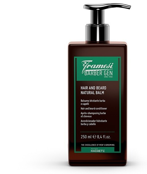 FRAMESI - BARBER GEN - HAIR AND BEARD NATURAL BALM (250ml) Balsamo idratante