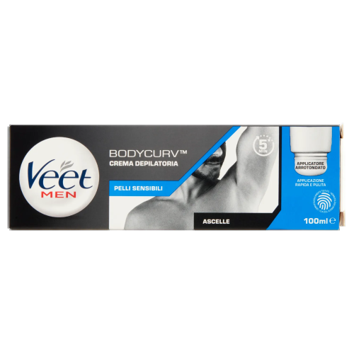 Veet Men Crema Depilatoria Ascelle - Pelli Sensibili 100ml
