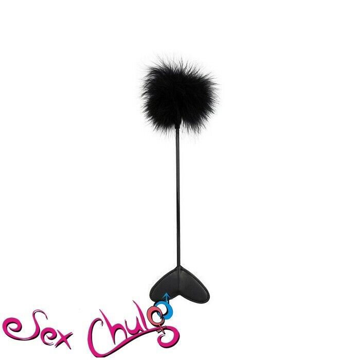 sadomaso Asta con cuore e piuma sexy toys