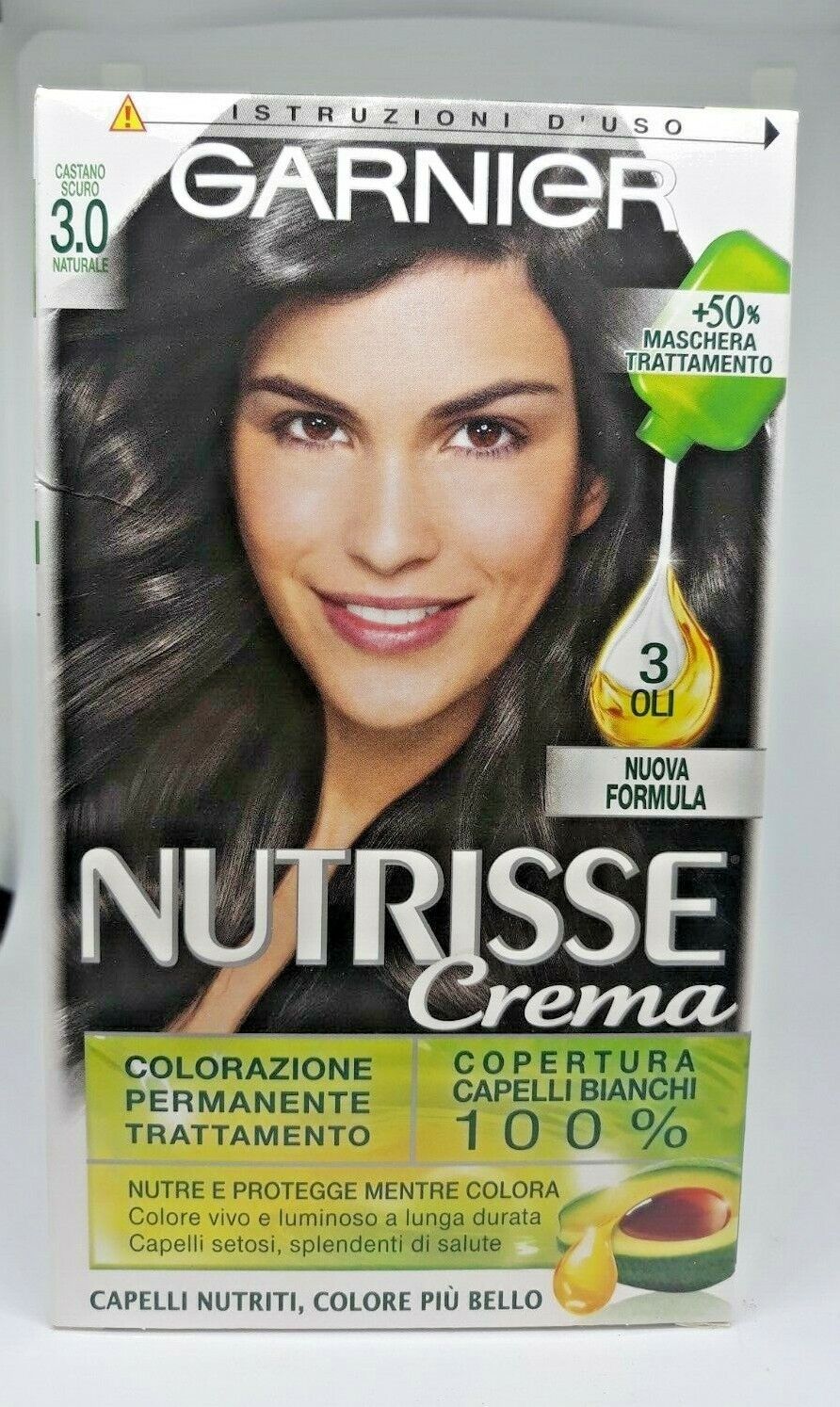Garnier nutrisse crema colorazione 3.0 castano scuro