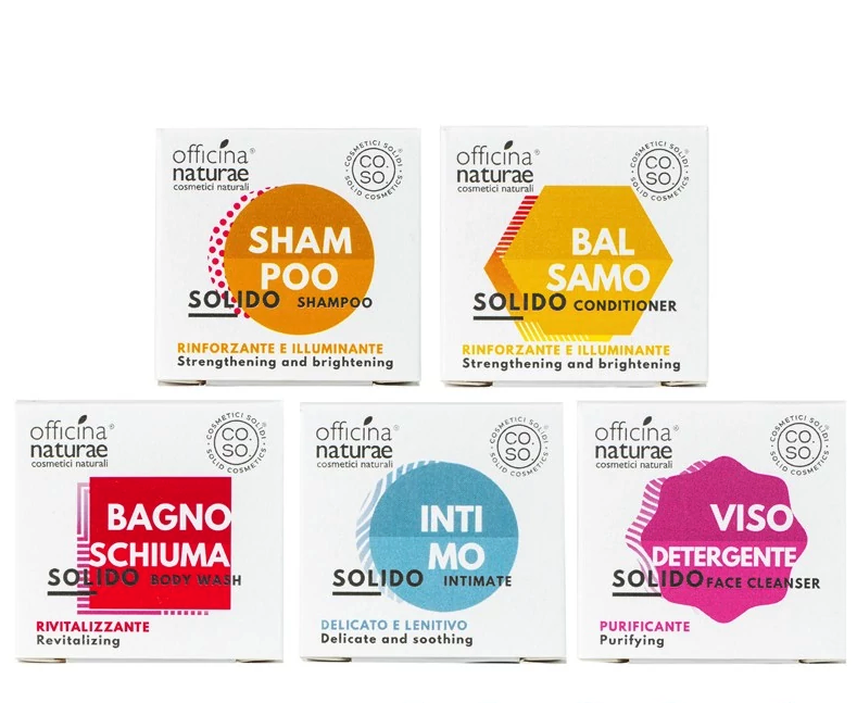 Officina Naturae Kit Cosmetici Solidi Energy Nickel Tested Bio Vegano
