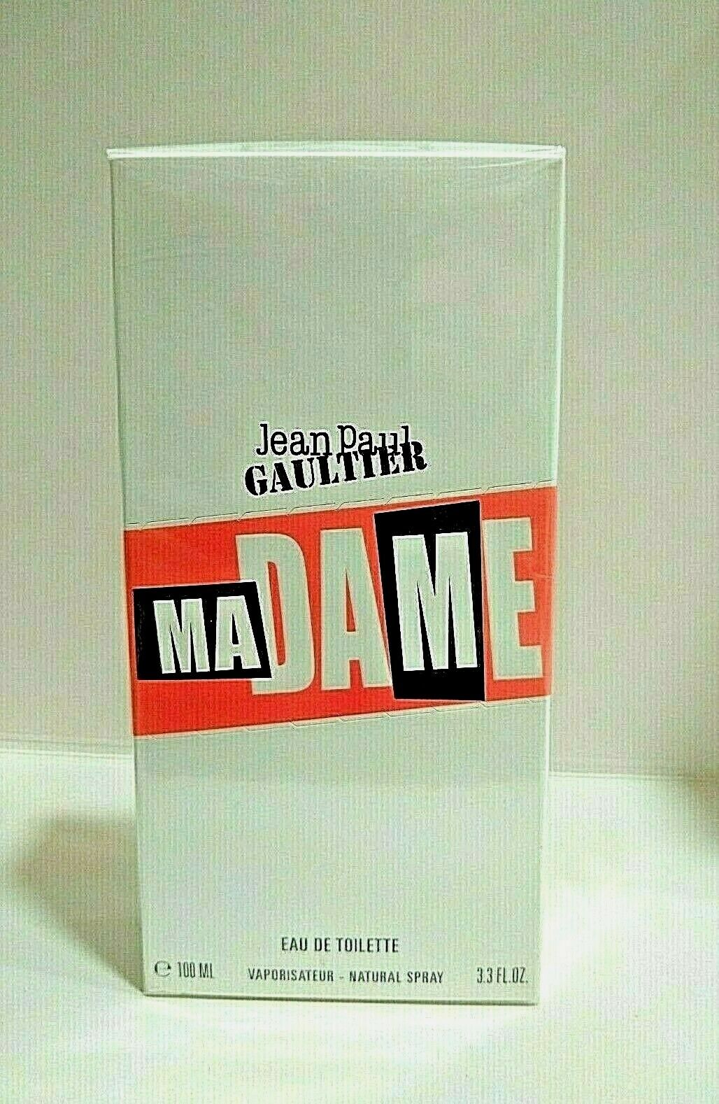 MADAME Jean Paul GAULTIER EAU DE TOILETTE 100ML NATURAL SPRAY, PERFETTO SIGILLAT