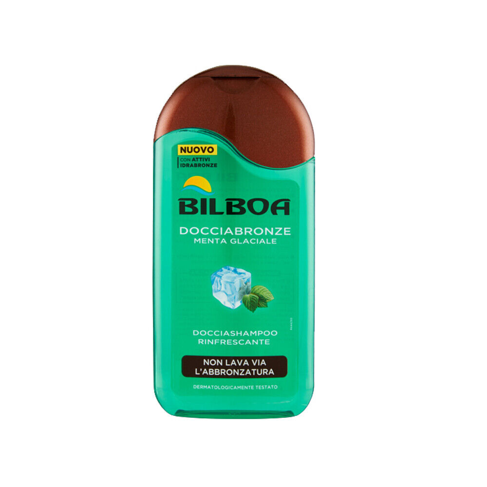 Bilboa Docciabronze Doccia Shampoo Rinfrescante Alla Menta Glaciale 250ml