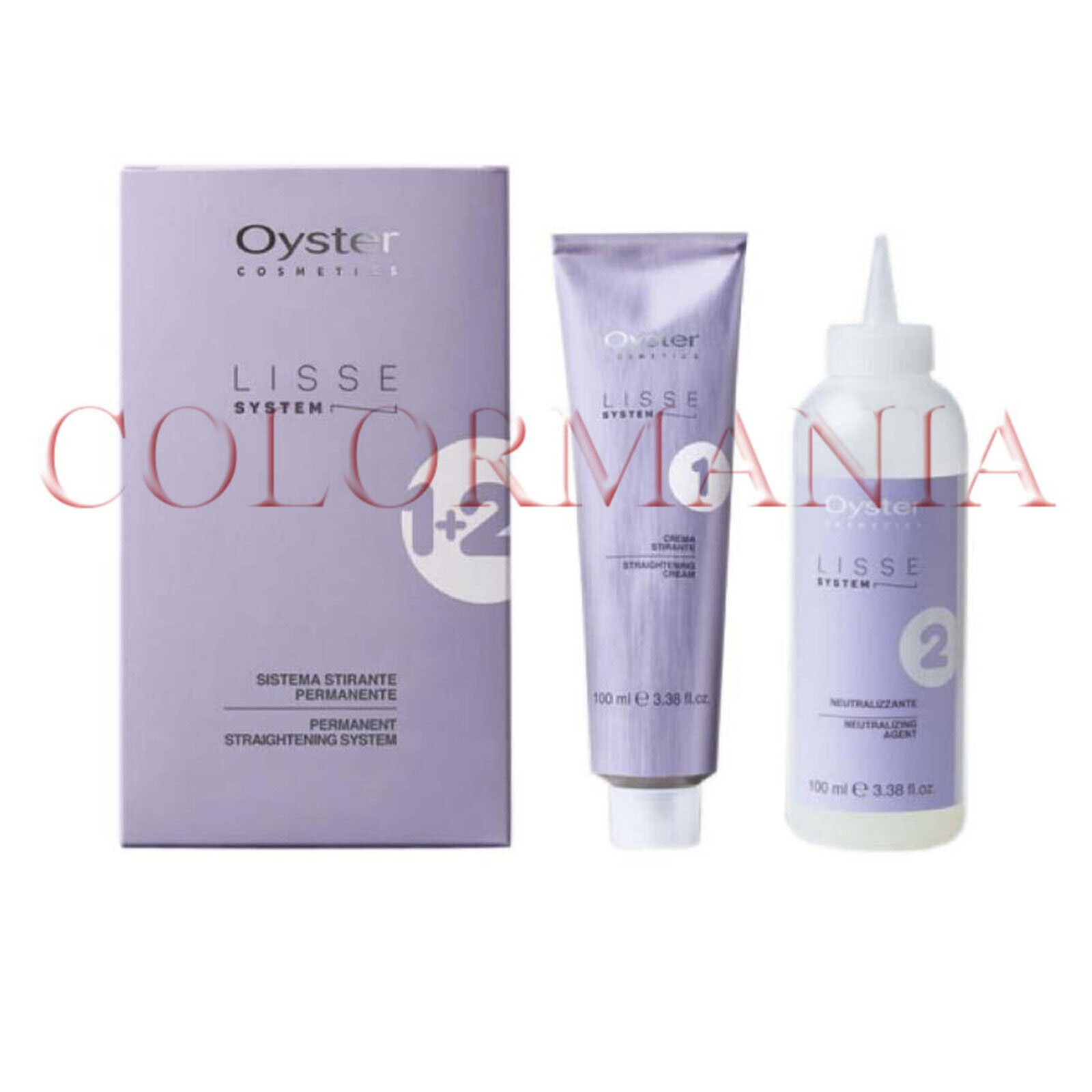 OYSTER LISSE SYSTEM SISTEMA STIRANTE IN CREMA PROFESSIONALE PARRUCCHIERE SALONE
