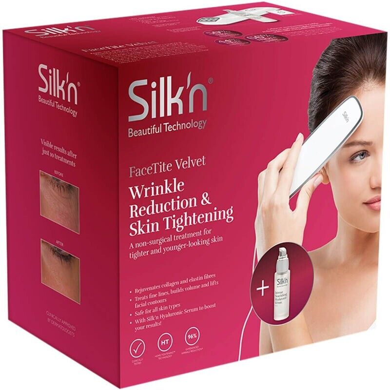OFFERTA SILK'N FACE TITE VELVET PER CONTRASTARE LE RUGHE CON GEL IALURONICO